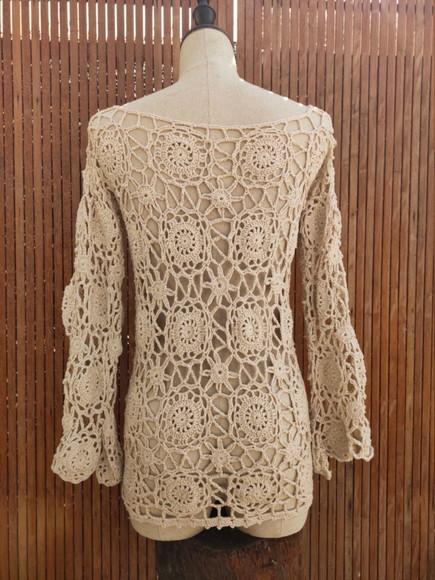 Blusa de crochê