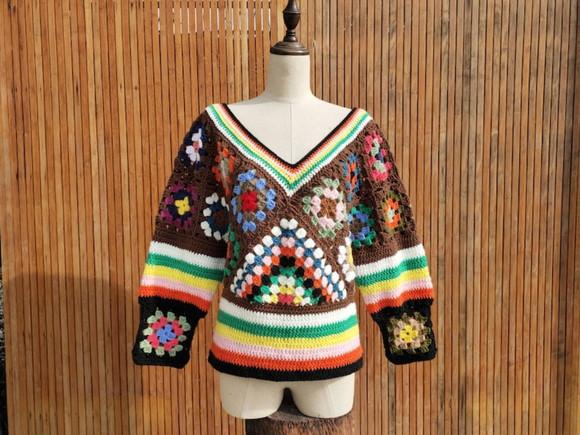 Blusa de crochê