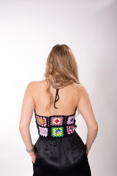 Blusa de crochê