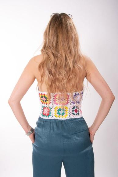 Blusa de crochê
