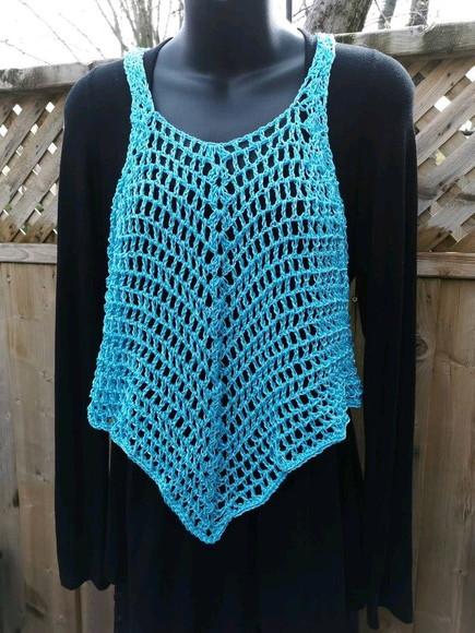 Blusa de crochê