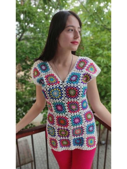 Blusa de Crochê