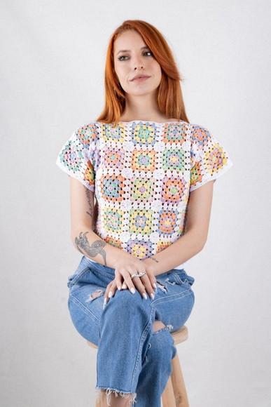 Blusa De Crochê