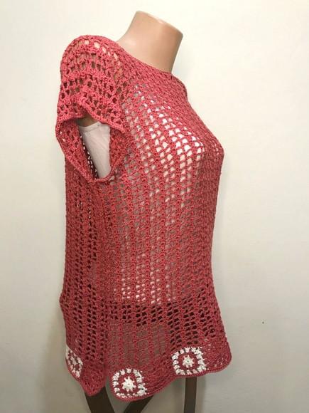Blusa De Crochê
