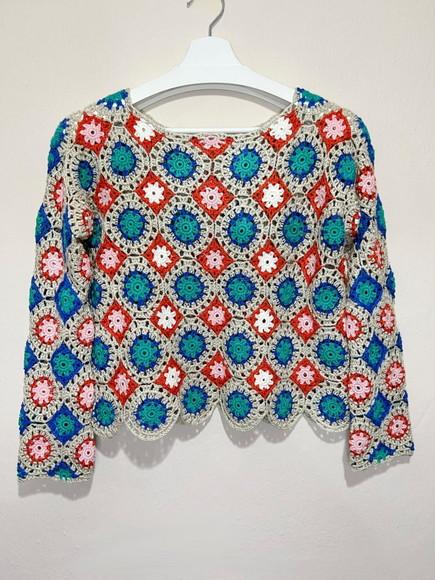 Blusa De Crochê / Casaquinho