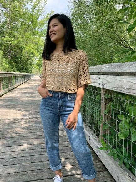 Blusa de Crochê Ayla