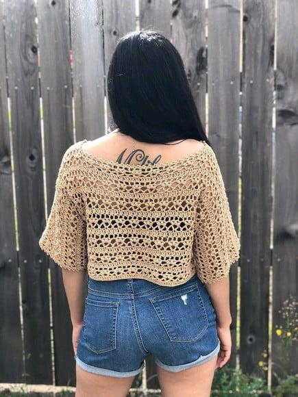 Blusa de Crochê Ayla