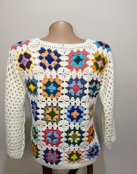Blusa De Crochê / Casaquinho