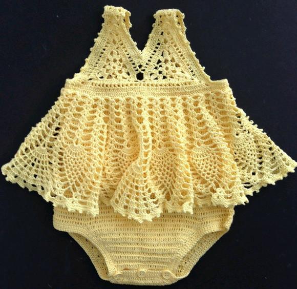 Body de Crochê Infantil