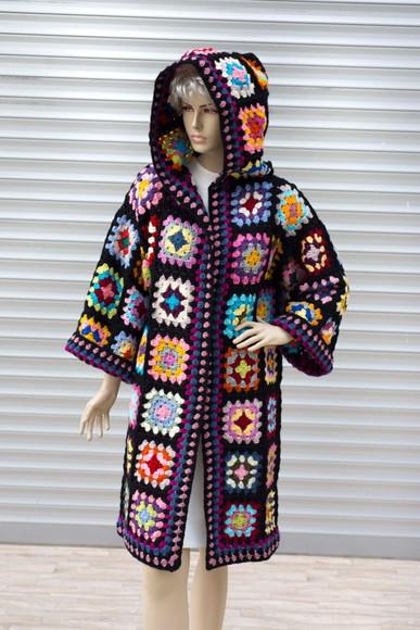 cardigan de crochê