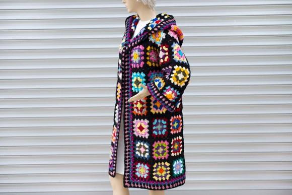 cardigan de crochê