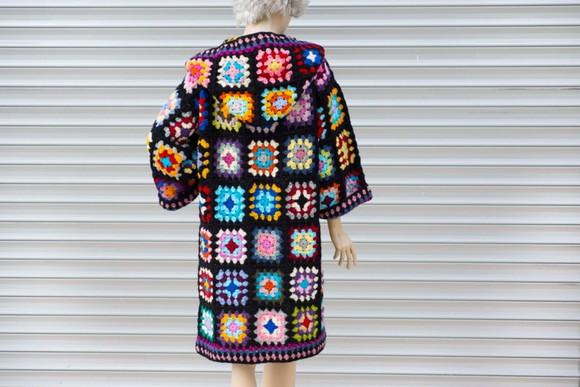 cardigan de crochê