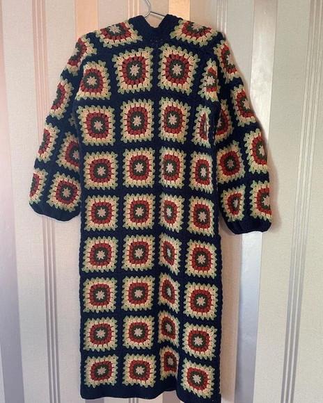 cardigan de crochê
