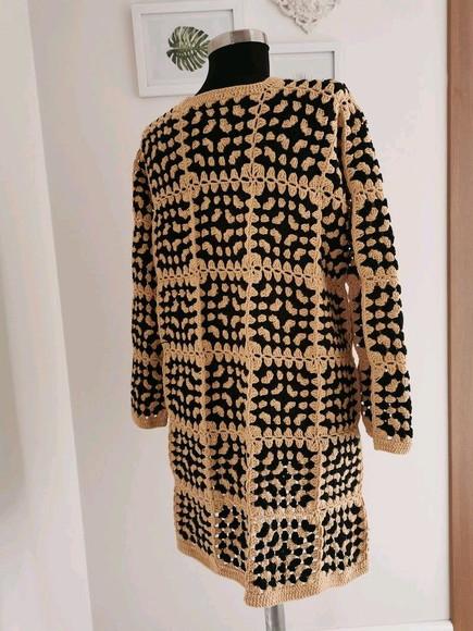 cardigan de crochê