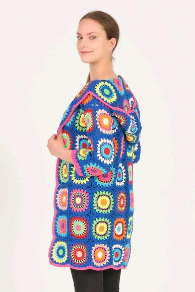 cardigan de crochê