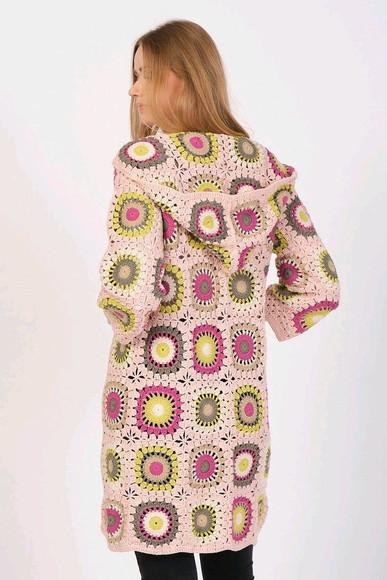 cardigan de crochê