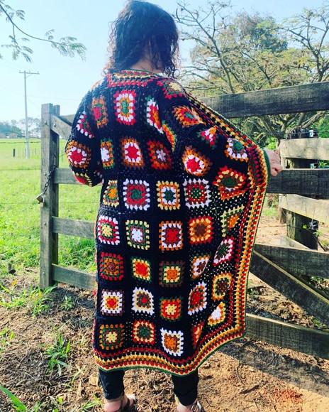 Cardigan de Crochê