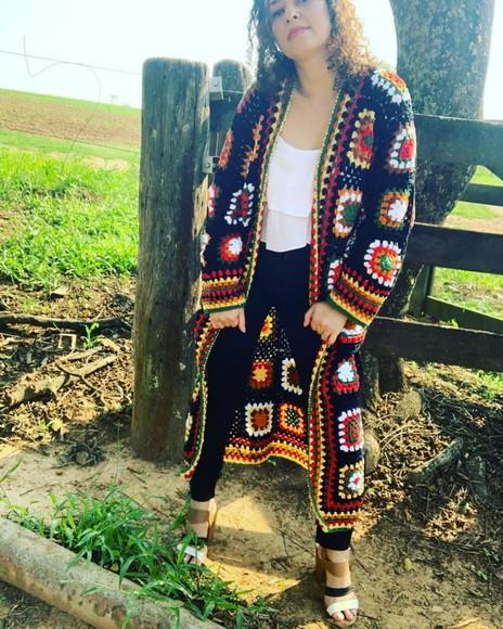 Cardigan de Crochê