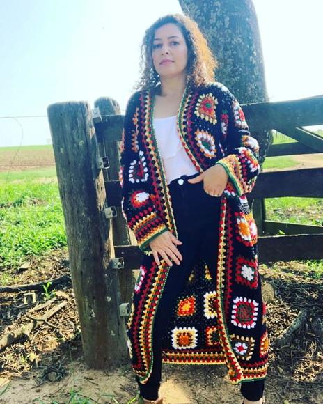 Cardigan de Crochê