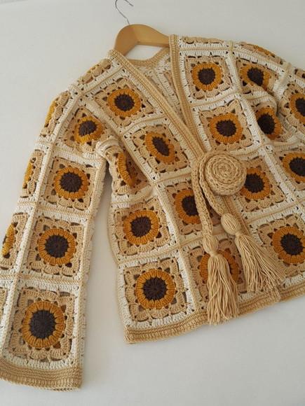 Cardigan de Crochê