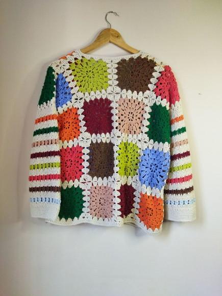 Cardigan De Crochê
