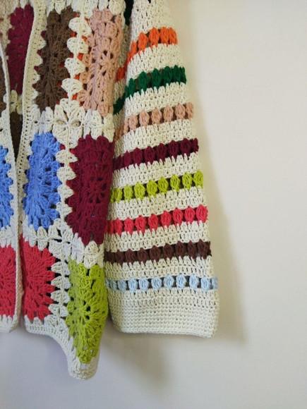 Cardigan De Crochê