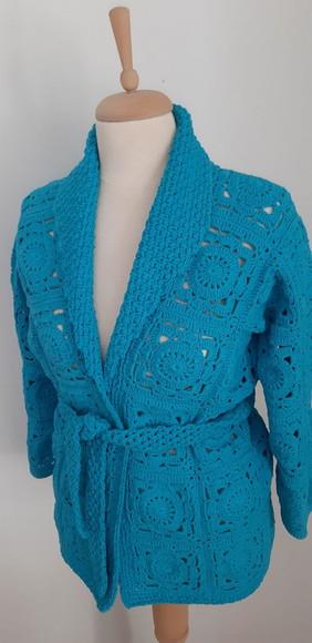 Cardigan De Crochê