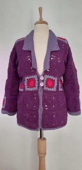 Cardigan De Crochê