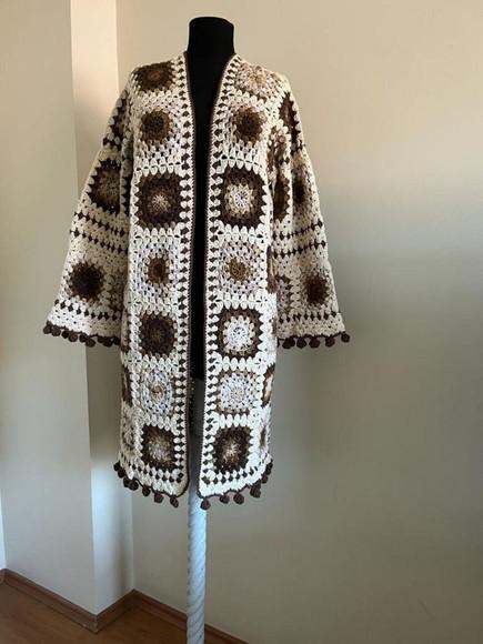 Cardigan De Crochê
