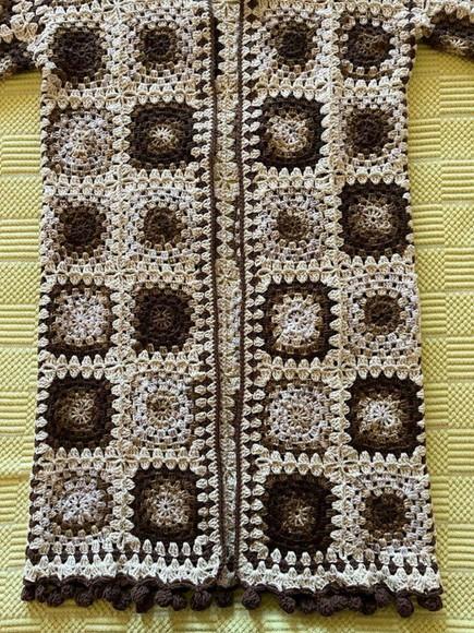 Cardigan De Crochê
