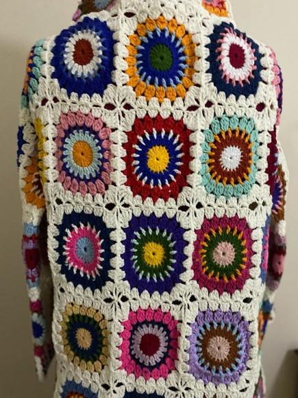 Cardigan De Crochê