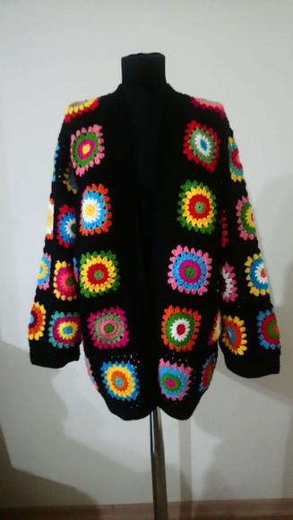 Cardigan De Crochê
