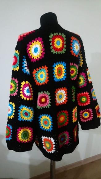 Cardigan De Crochê