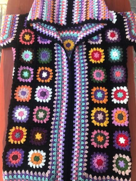 Cardigan De Crochê