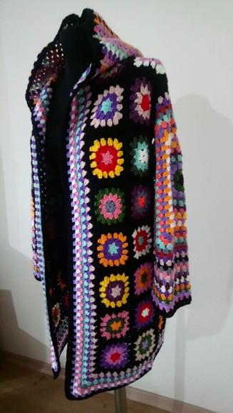 Cardigan De Crochê