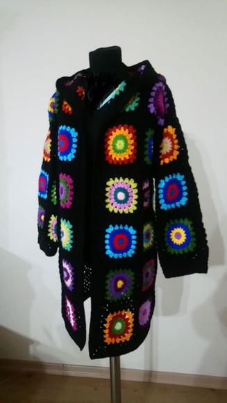 Cardigan De Crochê