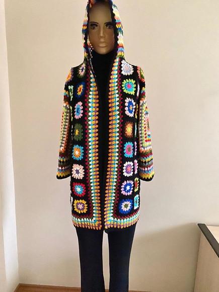 Cardigan De Crochê