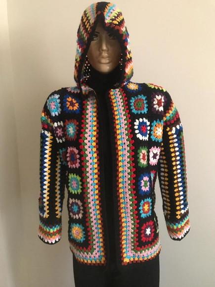 Cardigan De Crochê