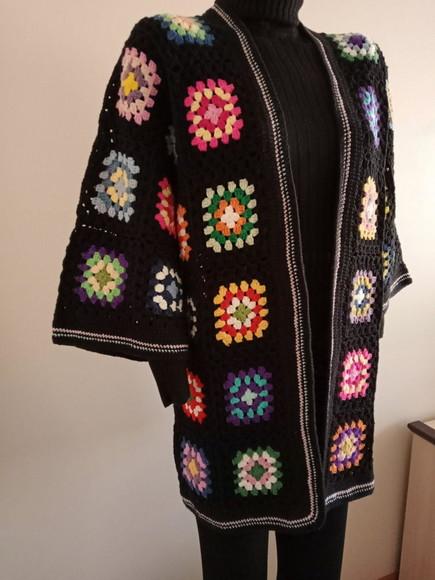 Cardigan De Crochê