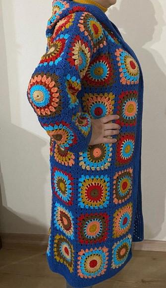 Cardigan De Crochê