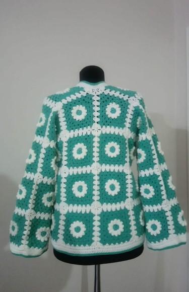 Cardigan De Crochê