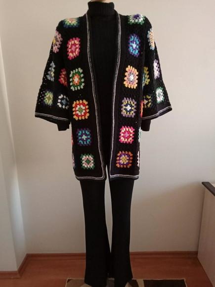 Cardigan De Crochê