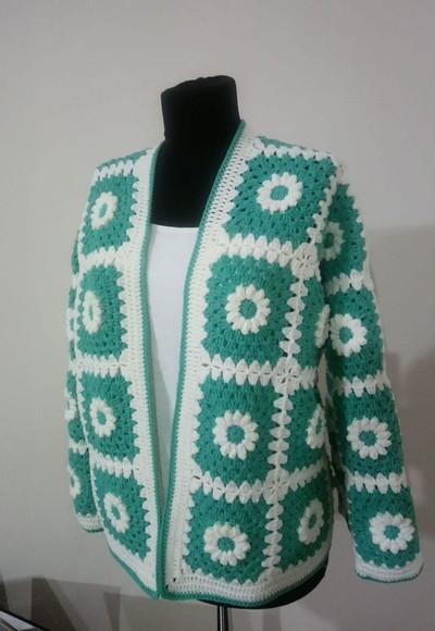Cardigan De Crochê