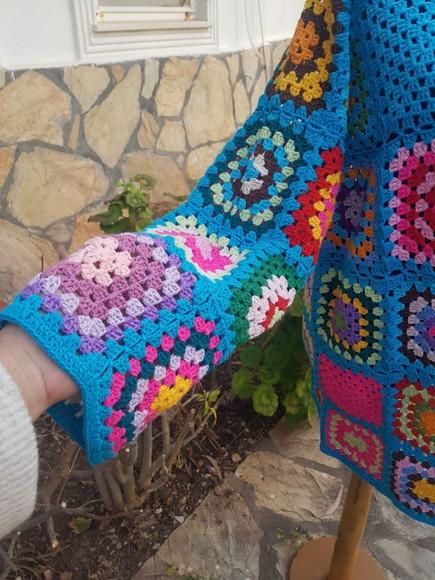 Cardigan De Crochê