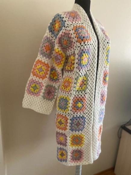 Cardigan De Crochê