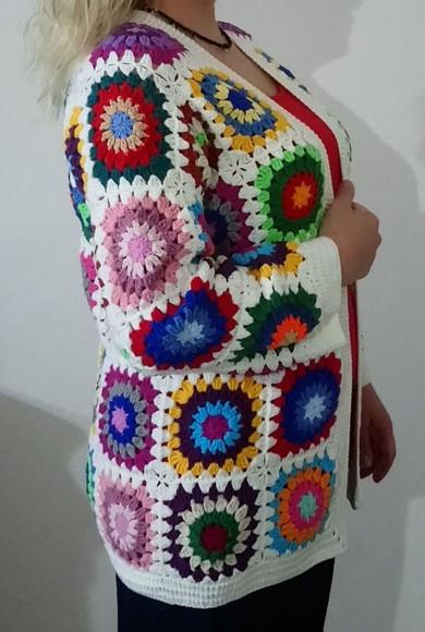 Cardigan De Crochê