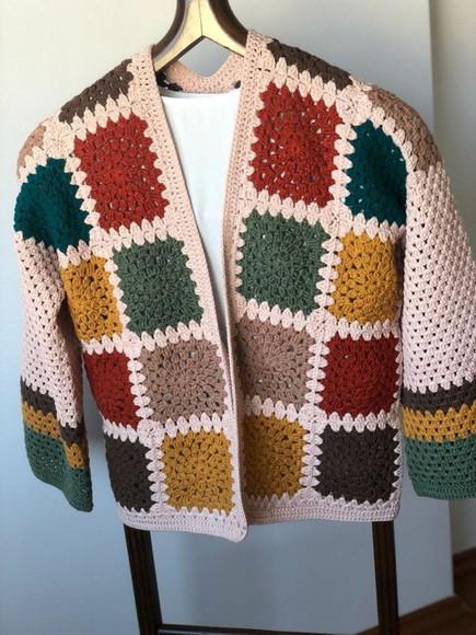 Cardigan De Crochê