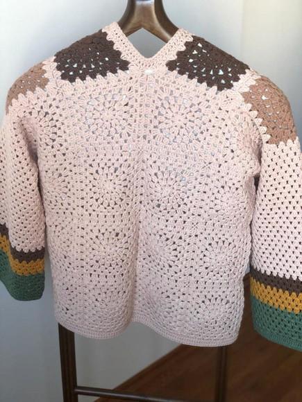 Cardigan De Crochê