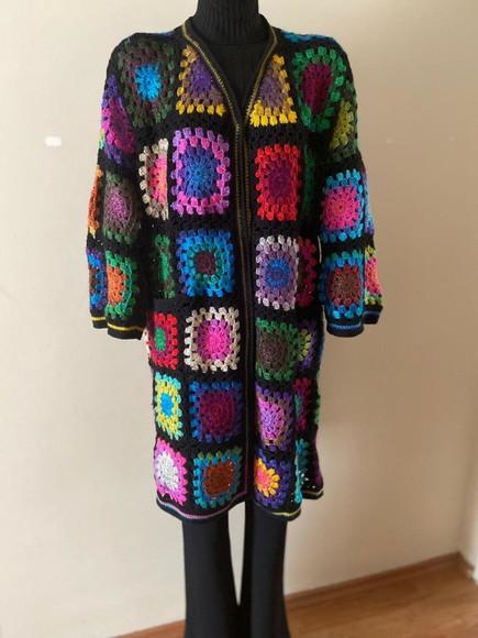 Cardigan De Crochê