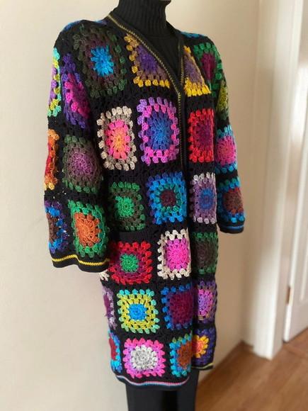 Cardigan De Crochê